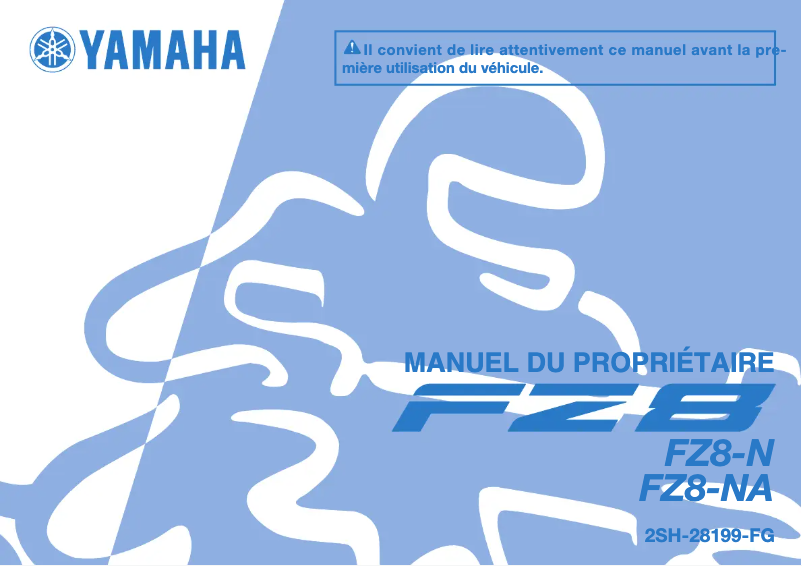 Imagen de la primera página del manual del dispositivo FZ8 (2014)