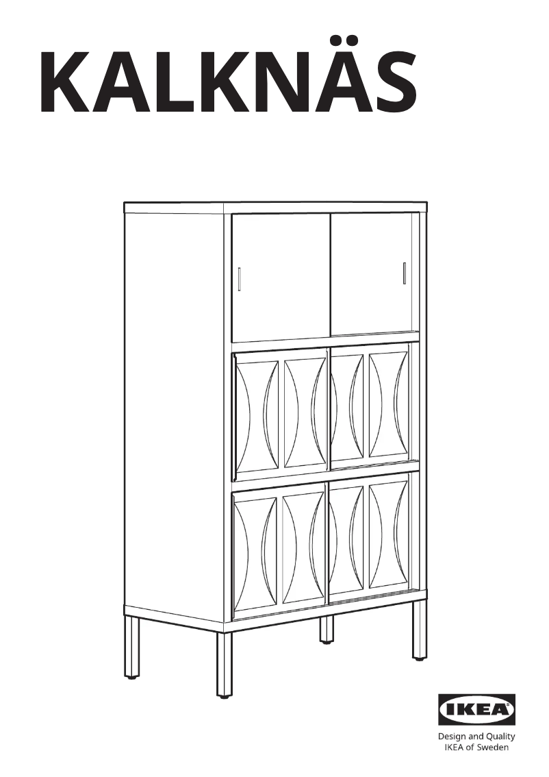 Página 1 del manual Manual de usuario Ikea KALKNÄS 105.692.37
