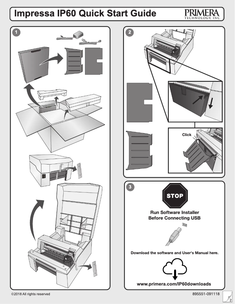 Página nº 1 - Guía de inicio rápido Primera Impressa IP60