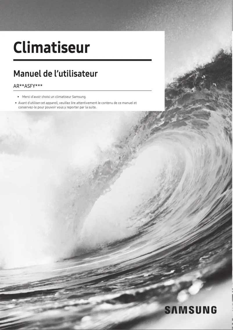 Imagen de la primera página del manual del dispositivo AR24ASFYGWK/IQ