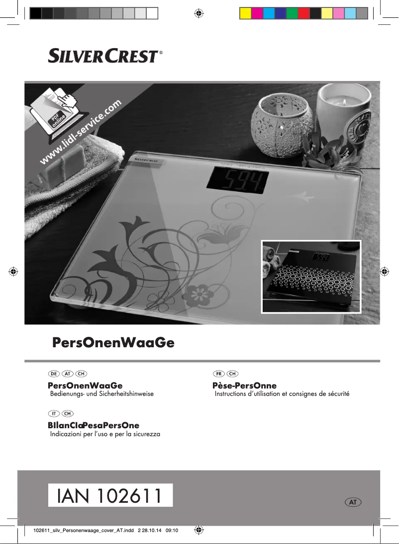 Imagen de la primera página del manual del dispositivo IAN 102611