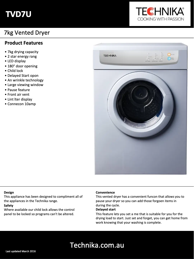 Imagen de la primera página del manual del dispositivo TVD7U