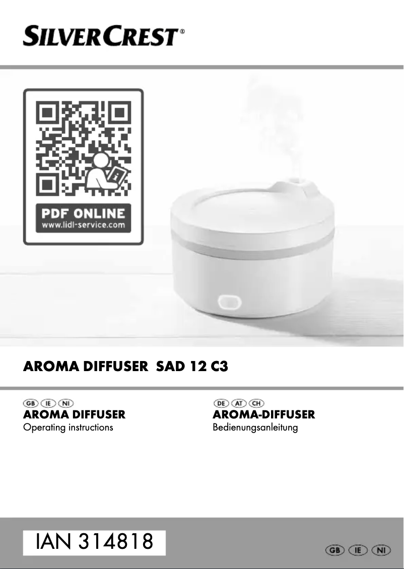 Imagen de la primera página del manual del dispositivo SAD 12 C3