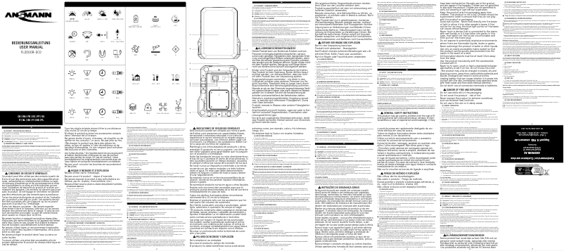 Página 1 del manual Manual de usuario Ansmann WL2000R-ECO