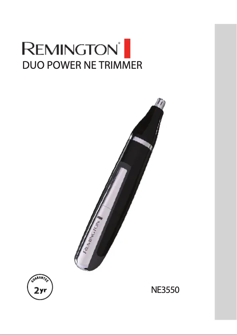 Imagen de la primera página del manual del dispositivo NE3550