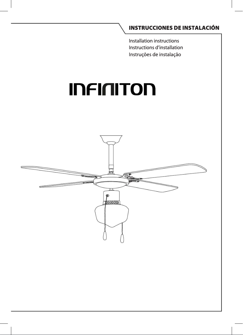 Página 1 del manual Manual de usuario Infiniton VT-RM106