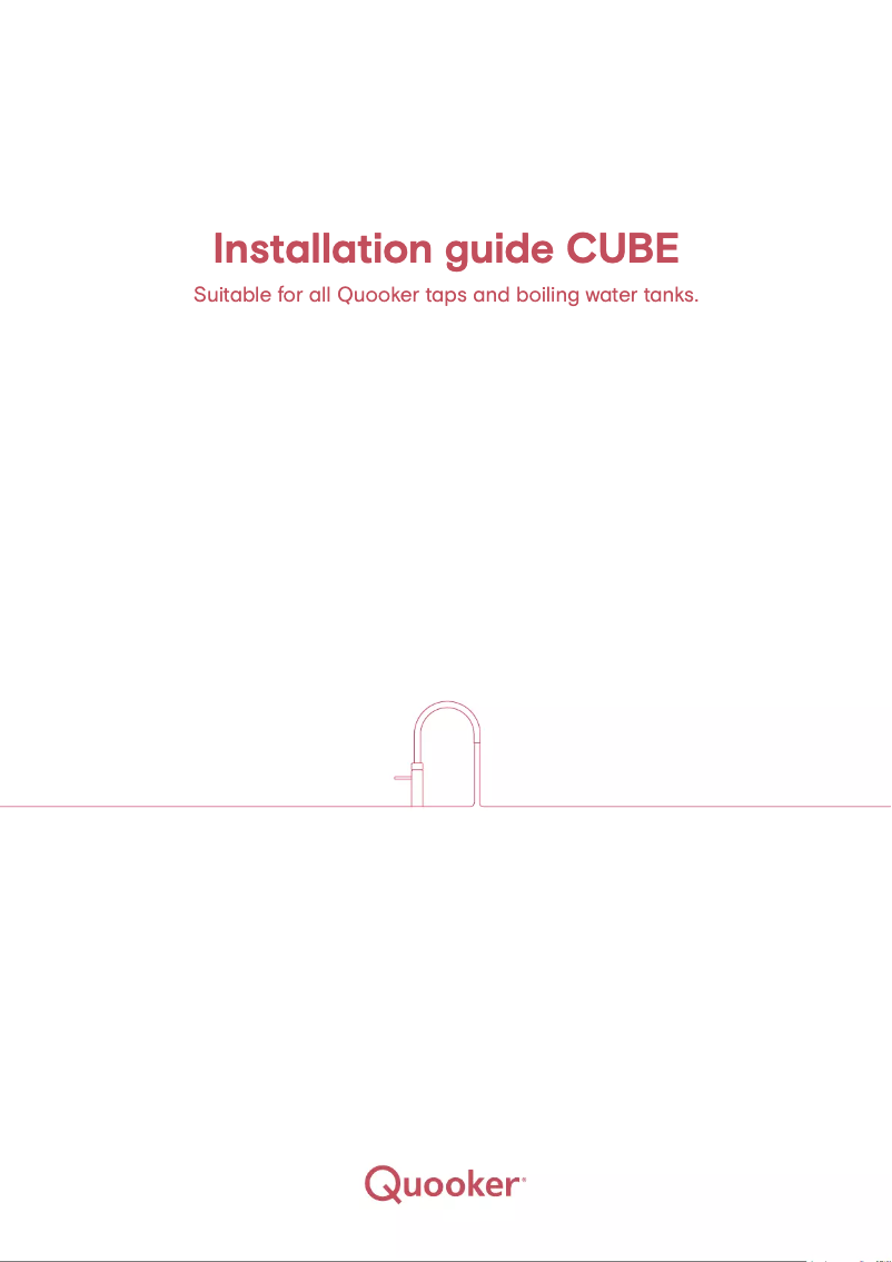 Página 1 del manual Manual de usuario Quooker Cube