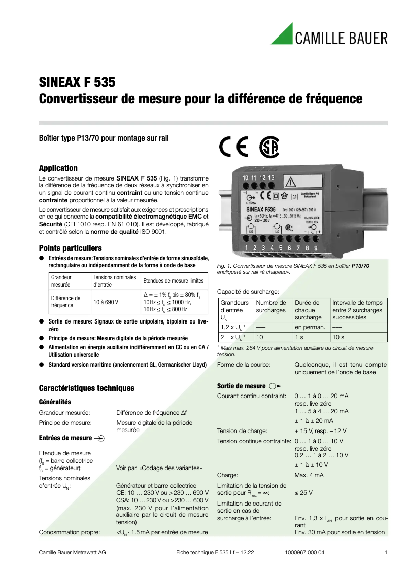 Imagen de la primera página del manual del dispositivo Sineax I538