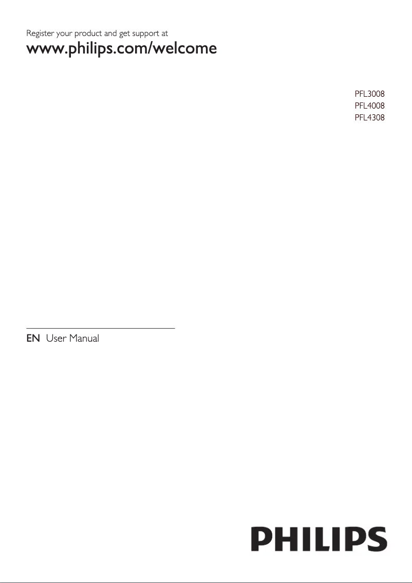 Página 1 del manual Manual de usuario Philips 46PFL4308