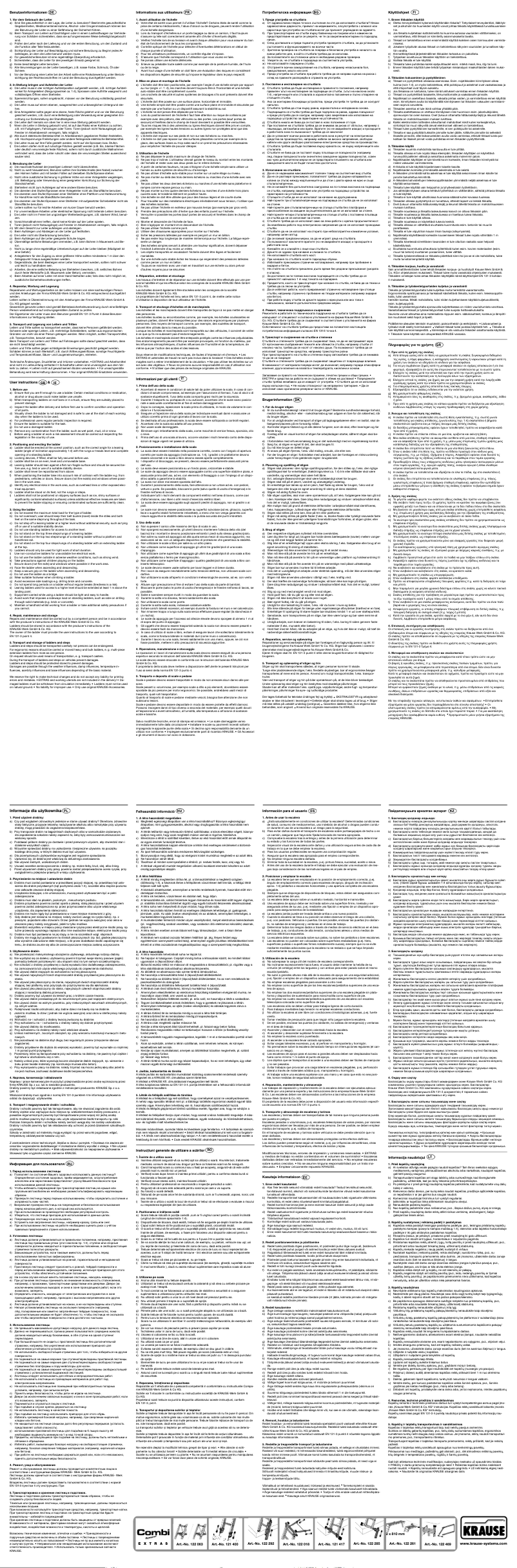 Página 1 del manual Manual de usuario Krause Stabilo