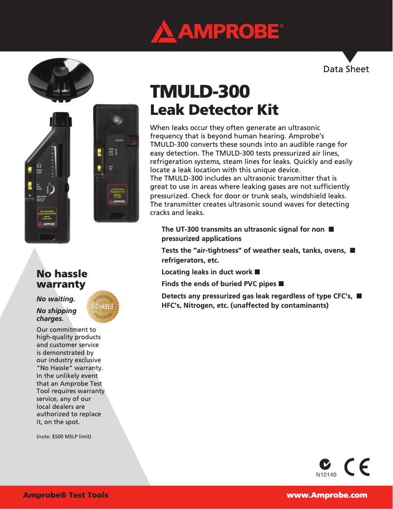 Imagen de la primera página del manual del dispositivo TMULD-300