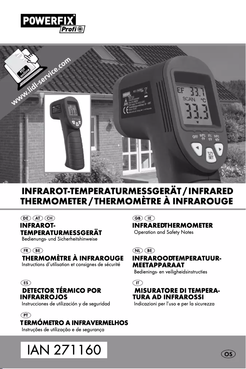 Imagen de la primera página del manual del dispositivo HG03067