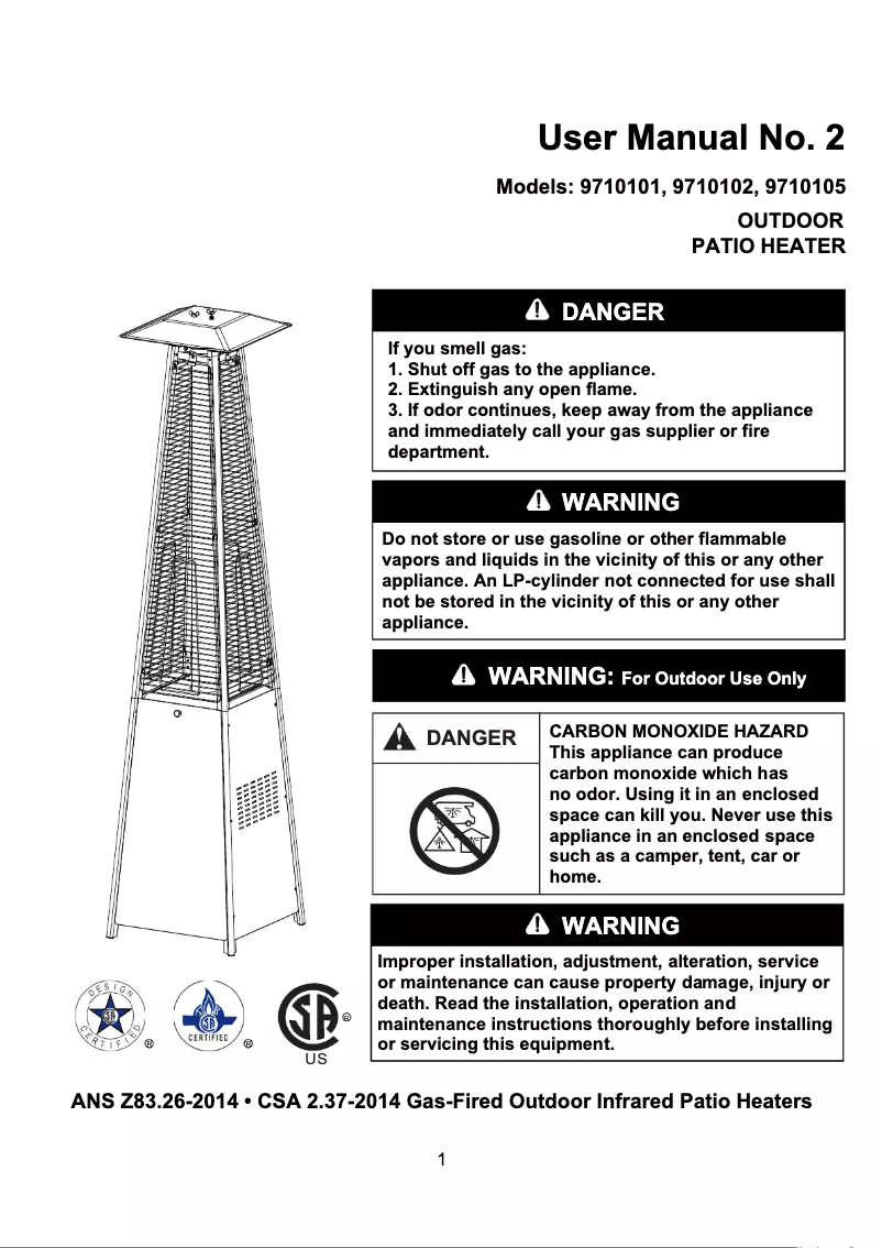 Imagen de la primera página del manual del dispositivo HAN101BLK