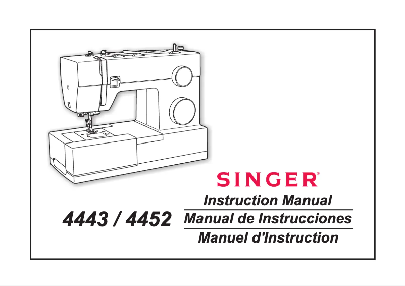 Imagen de la primera página del manual del dispositivo 4443