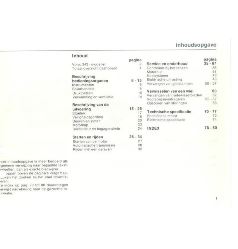 Imagen de la primera página del manual del dispositivo 343 (1997)