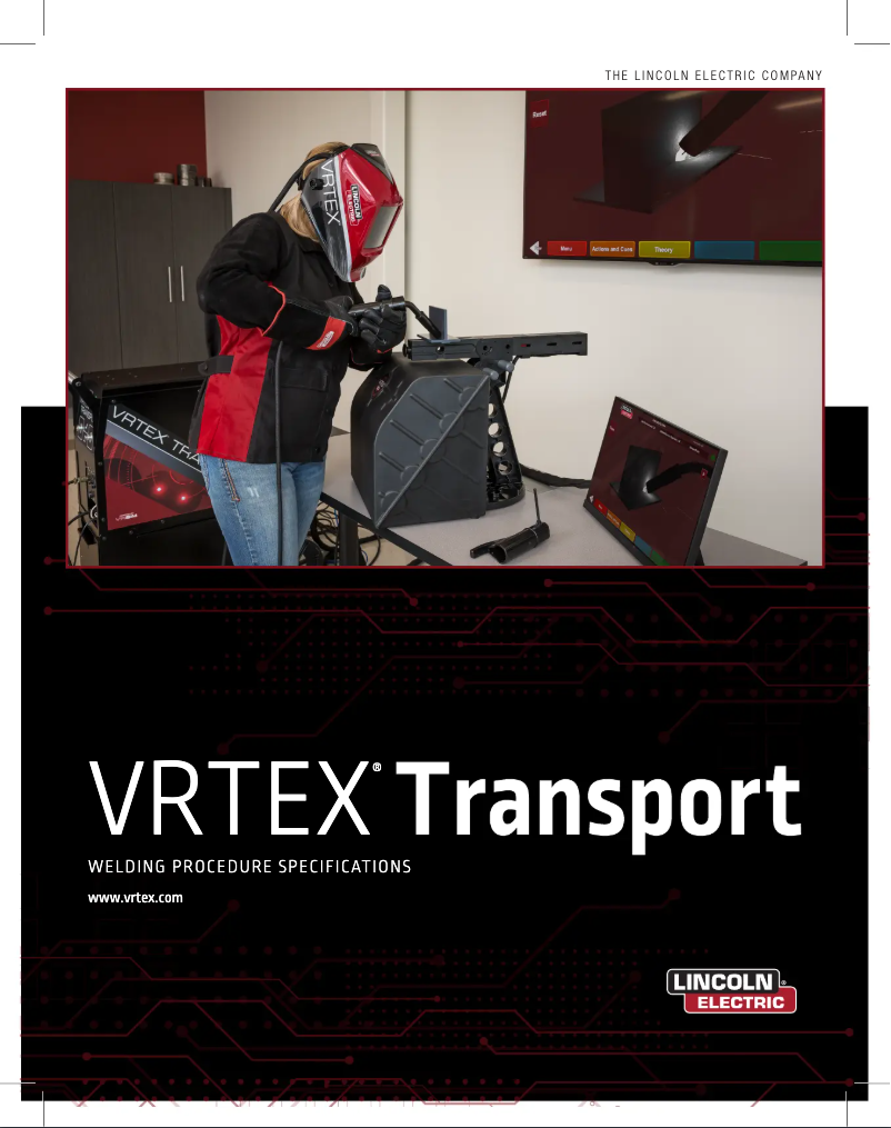 Imagen de la primera página del manual del dispositivo VRTEX Transport
