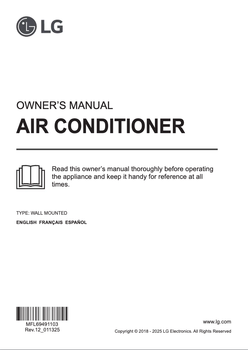 Imagen de la primera página del manual del dispositivo LSN363HLV3