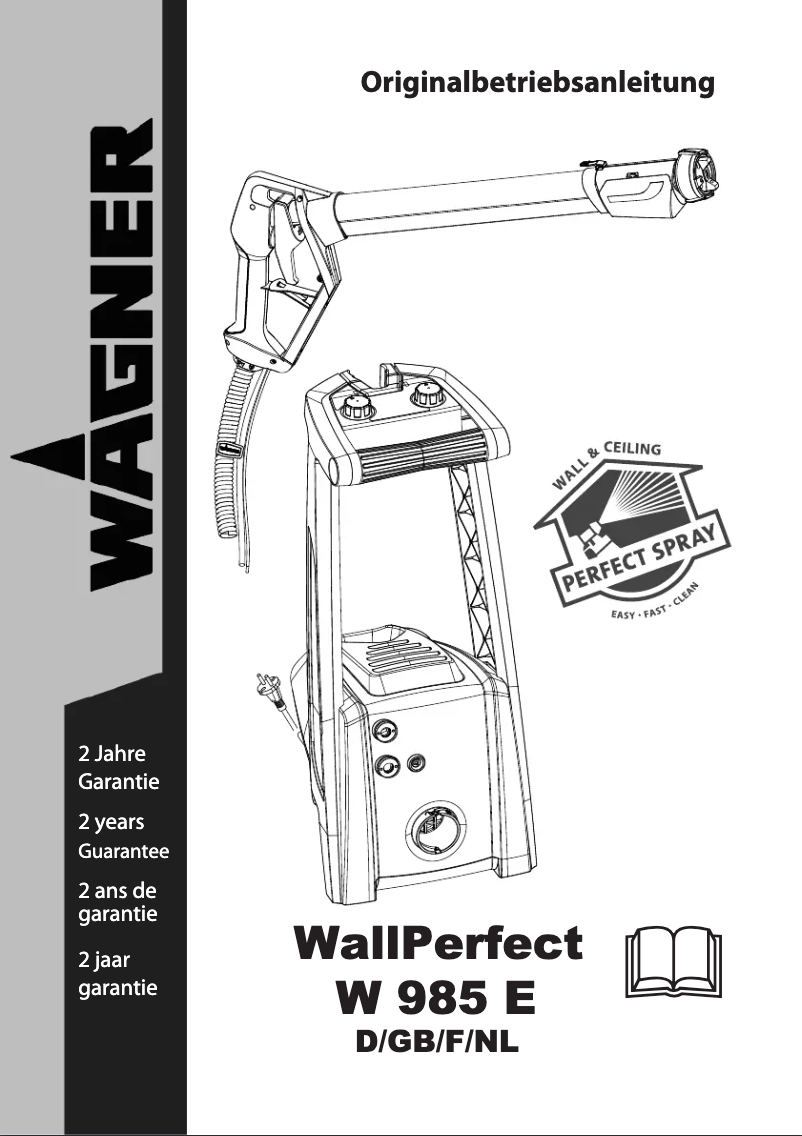 Imagen de la primera página del manual del dispositivo WallPerfect W 985 E