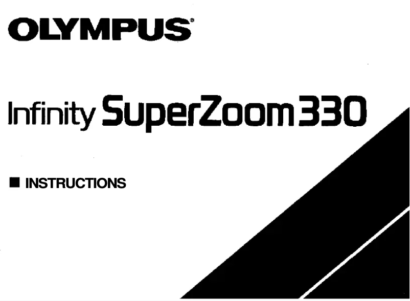 Imagen de la primera página del manual del dispositivo Infinity Super Zoom 330