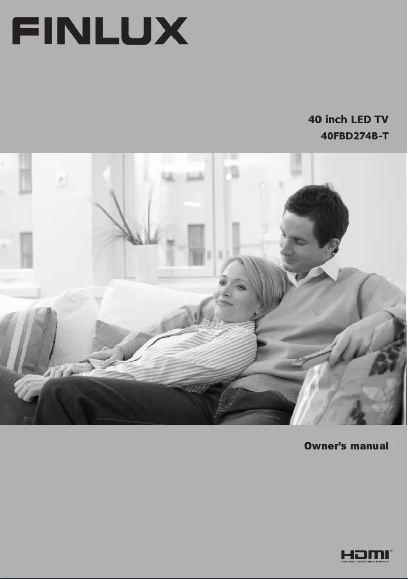 Página 1 del manual Manual de usuario Finlux 40FBD274B-T