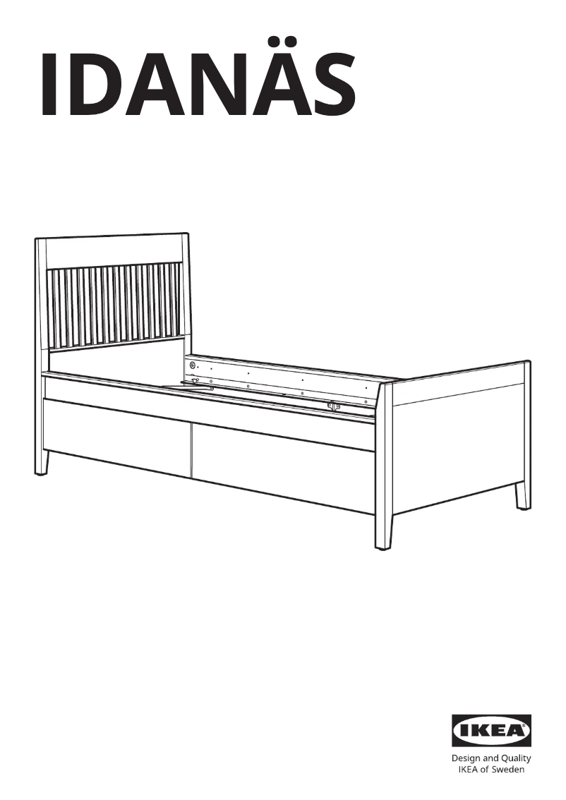 Página 1 del manual Manual de usuario Ikea IDANÄS 404.596.66