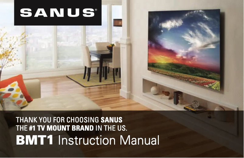 Página 1 del manual Manual de usuario Sanus BMT1