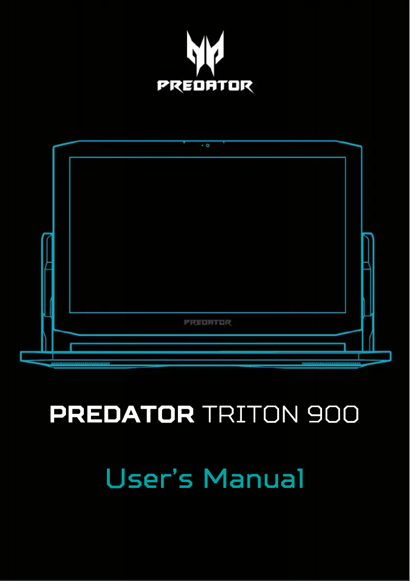 Imagen de la primera página del manual del dispositivo Predator Triton 900