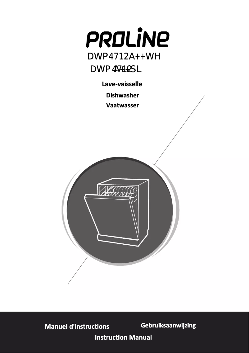 Imagen de la primera página del manual del dispositivo DWP 4712 A++ WH