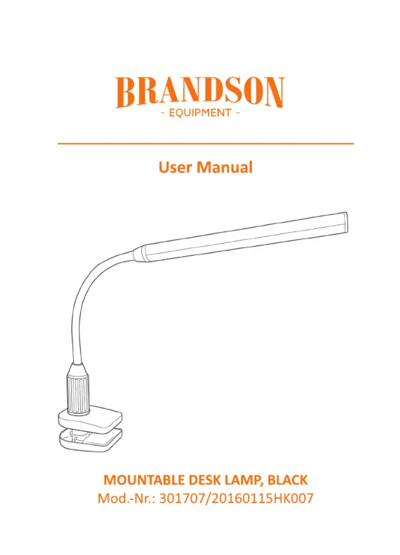 Página 1 del manual Manual de usuario Brandson 301707