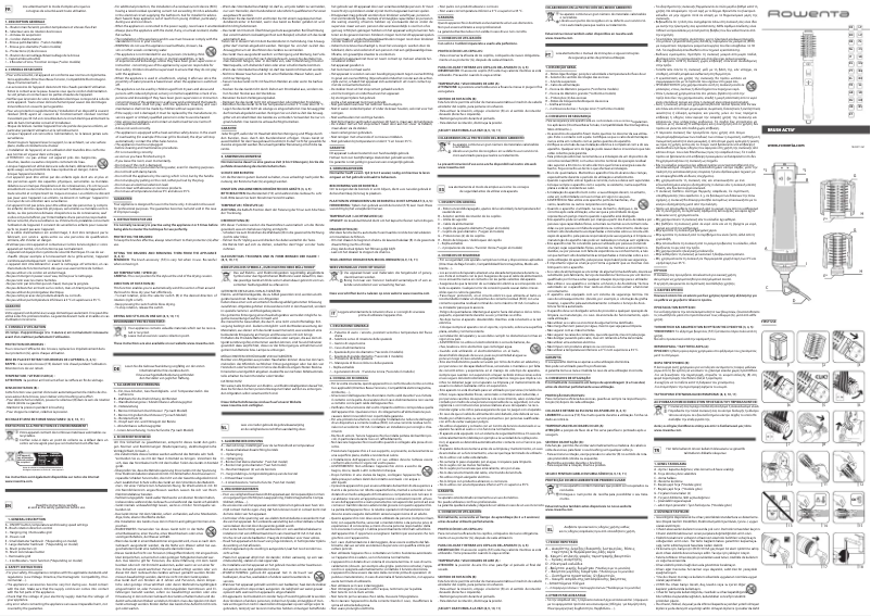 Página nº 1 - Manual de usuario Rowenta Brush Activ Beauty CF9530