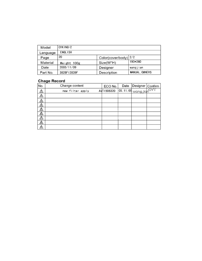 Página 1 del manual Manual de usuario LG V-C7770CT