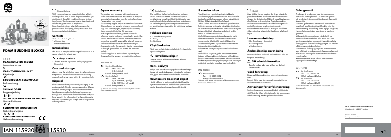 Imagen de la primera página del manual del dispositivo IAN 290657