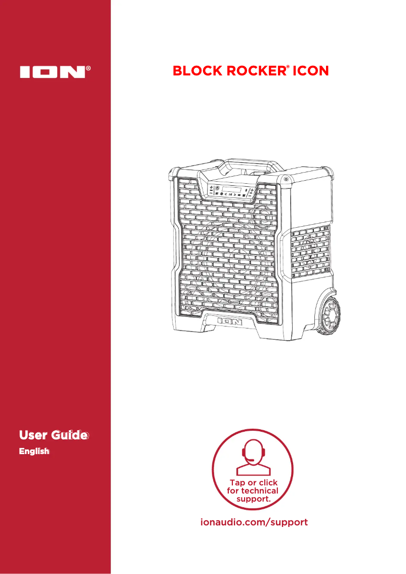 Página nº 1 - Manual de usuario ION Block Rocker Icon