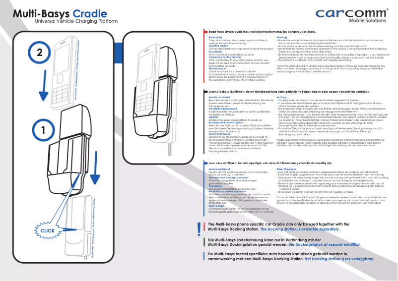 Página 1 del manual Manual de usuario Carcomm CMBS-420