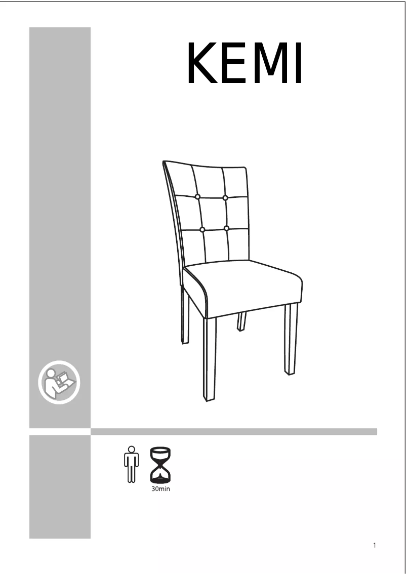 Imagen de la primera página del manual del dispositivo Kemi