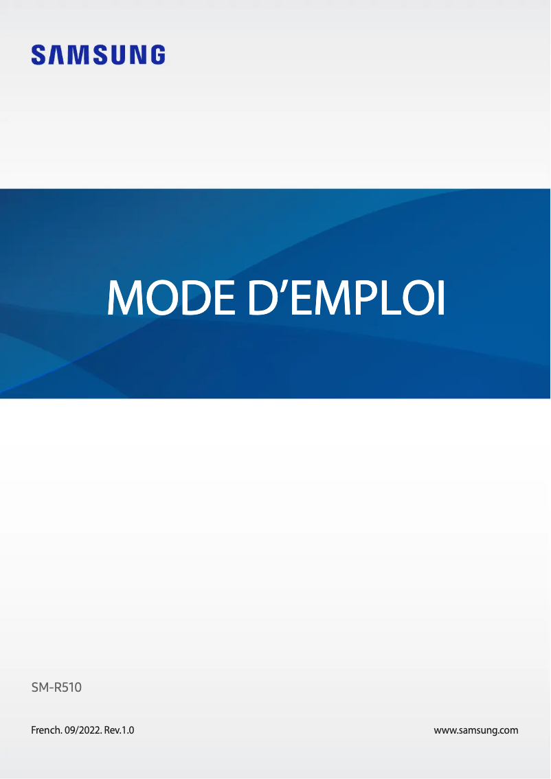 Imagen de la primera página del manual del dispositivo Galaxy Buds 2 Pro