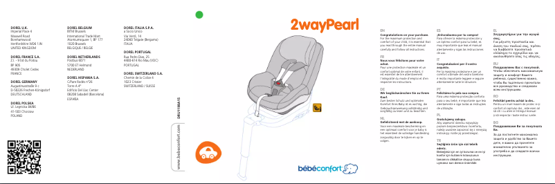 Página 1 del manual Manual de usuario Bebe Confort 2wayPearl