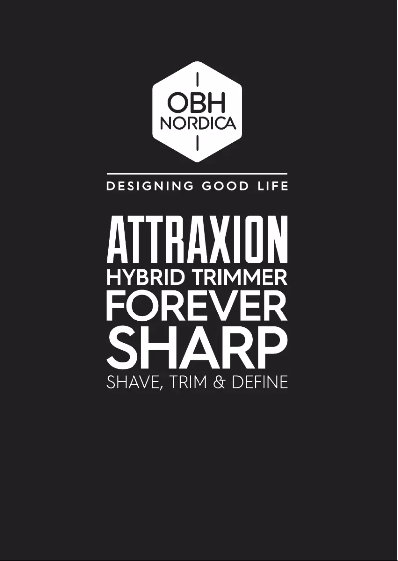 Imagen de la primera página del manual del dispositivo Attraxion Forever Sharp