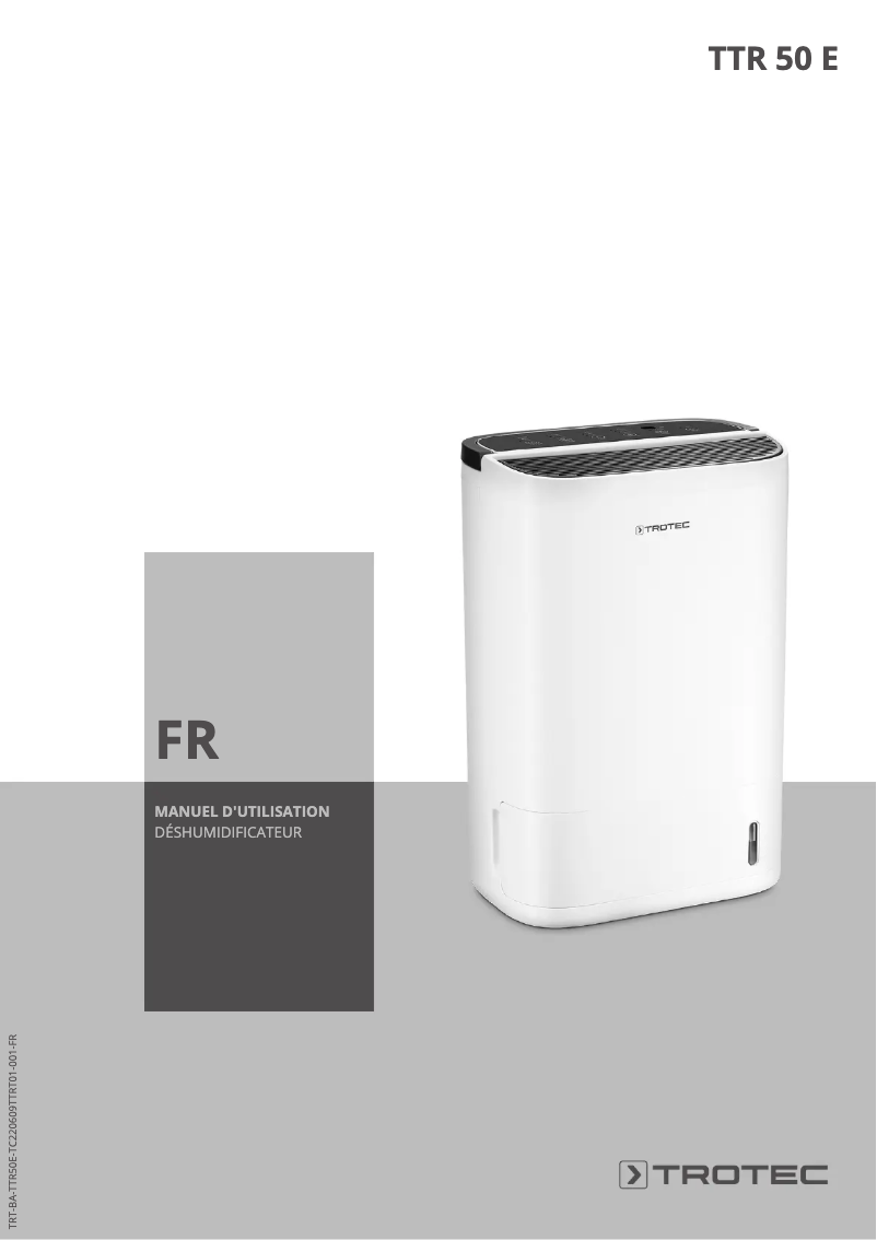 Página 1 del manual Manual de usuario Trotec TTR 50 E