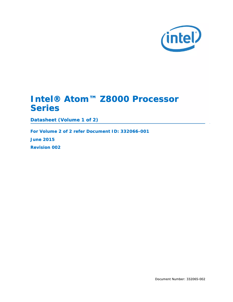 Imagen de la primera página del manual del dispositivo Atom Z8500
