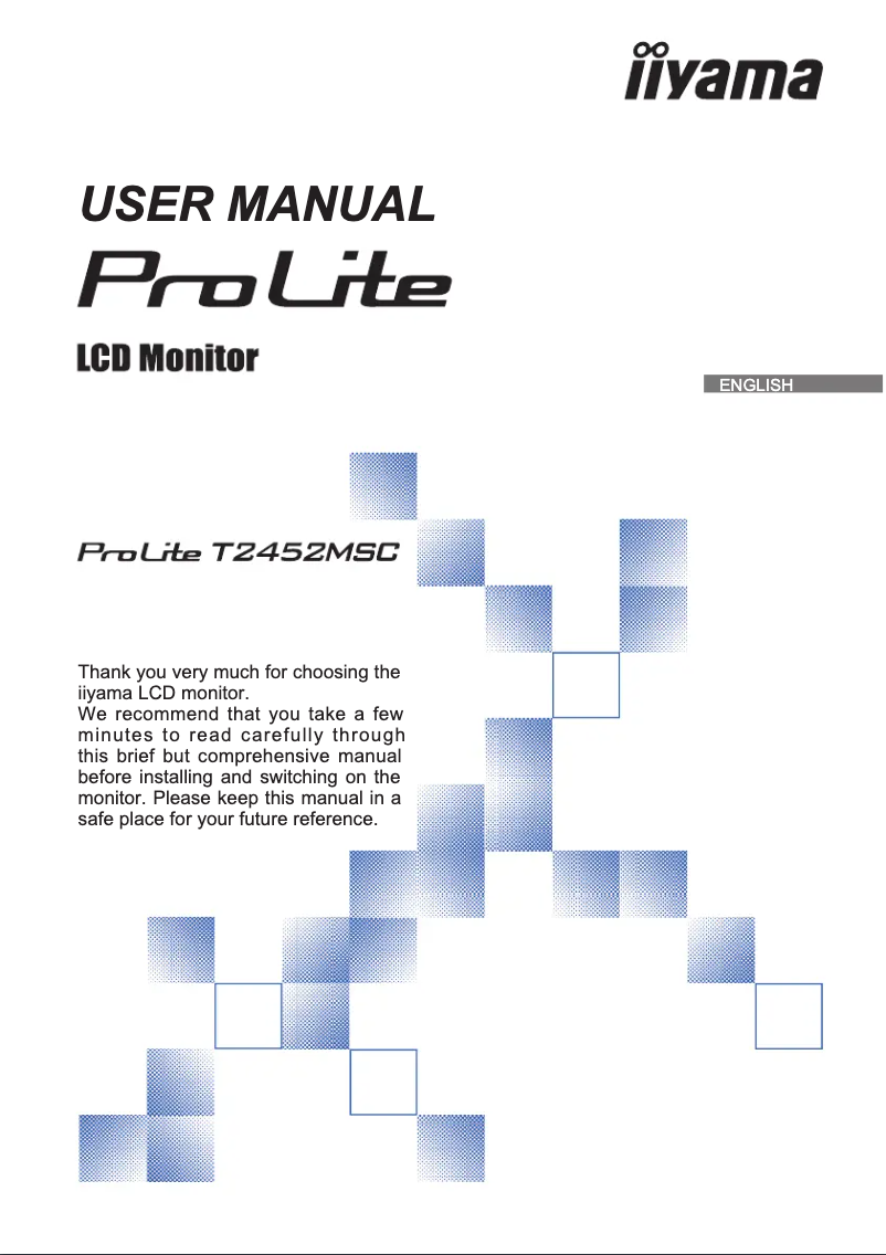 Imagen de la primera página del manual del dispositivo ProLite T2452MSC