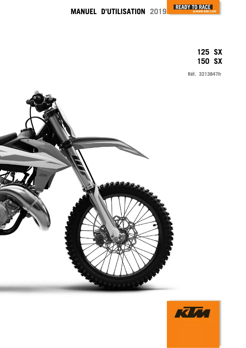 Página 1 del manual Manual de usuario KTM 125 SX (2019)