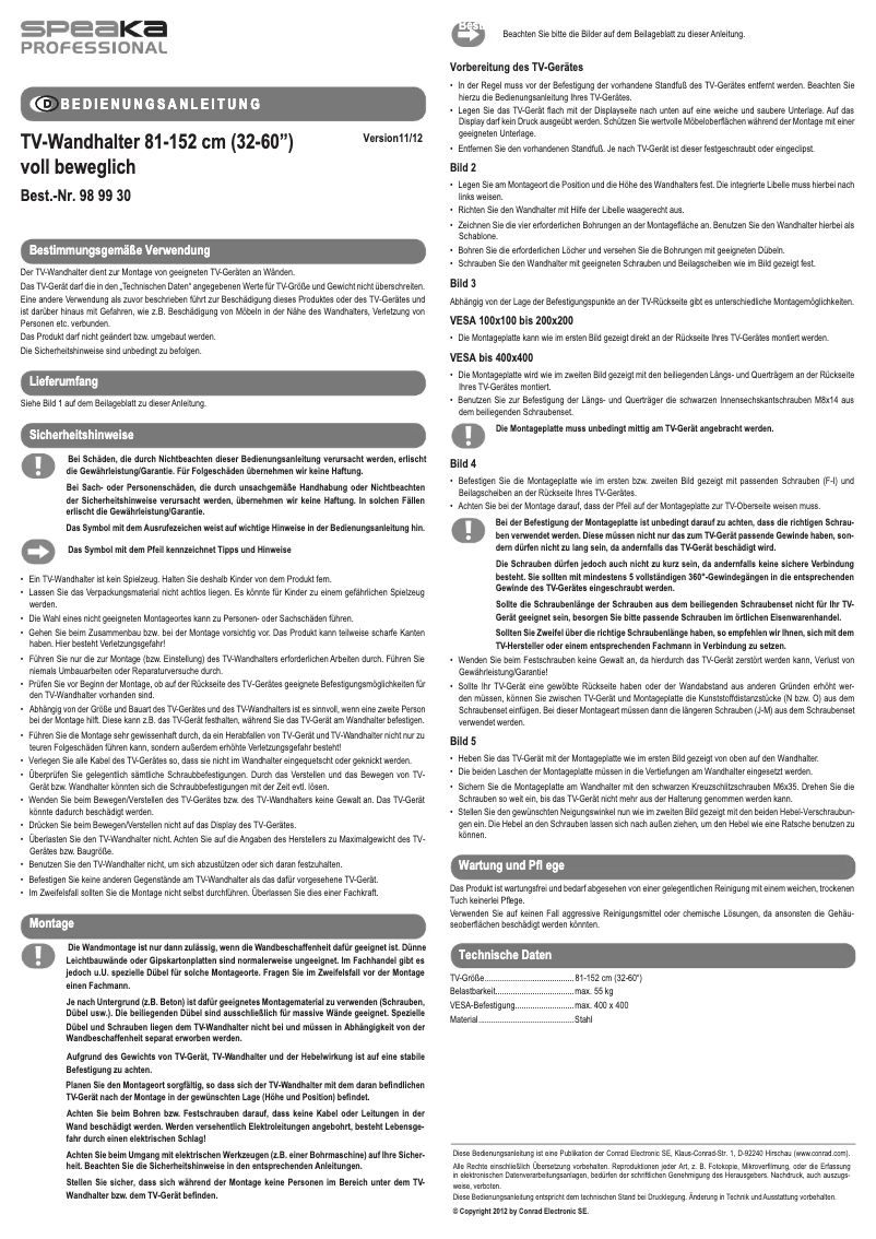 Página nº 1 - Manual de usuario Speaka 989930