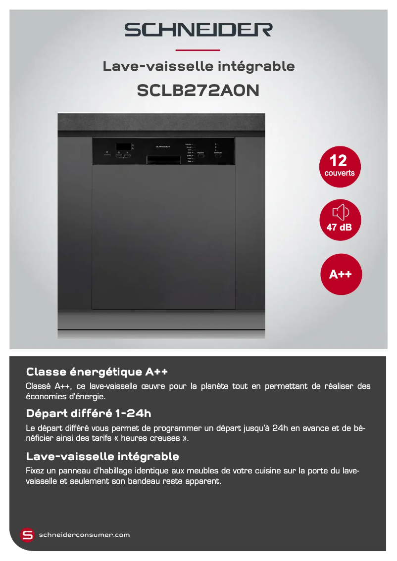 Imagen de la primera página del manual del dispositivo SCLB272A0N