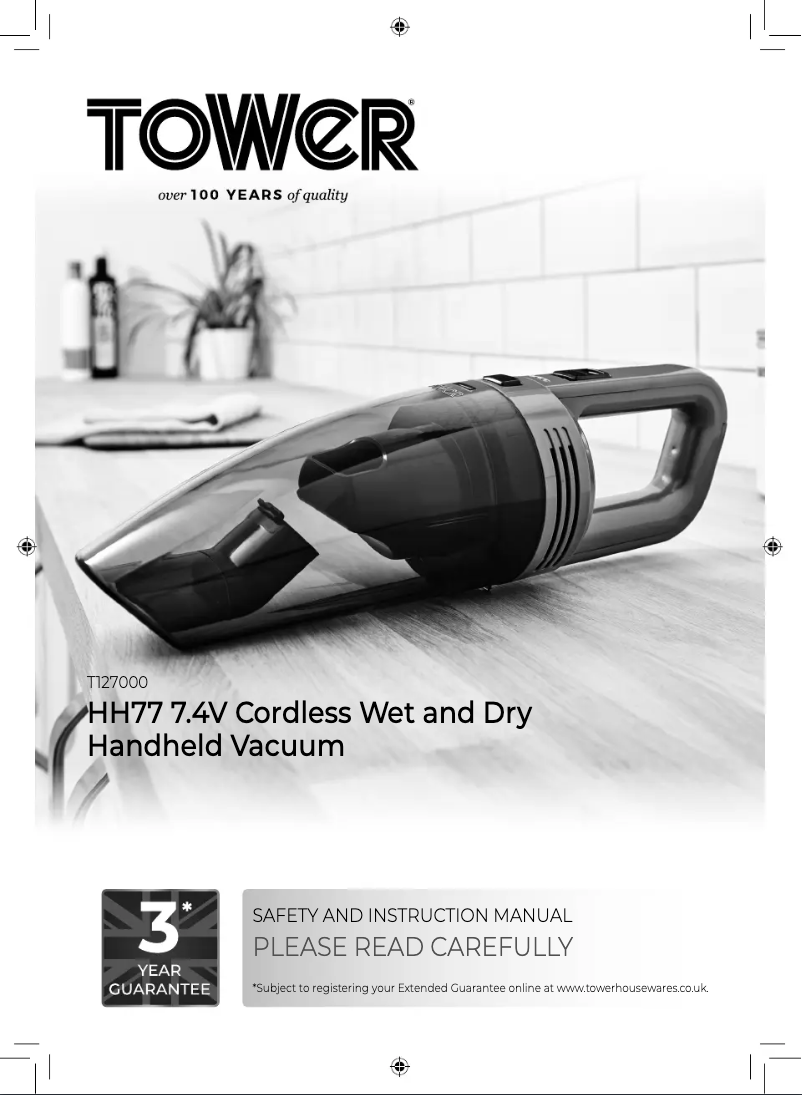 Imagen de la primera página del manual del dispositivo HH77