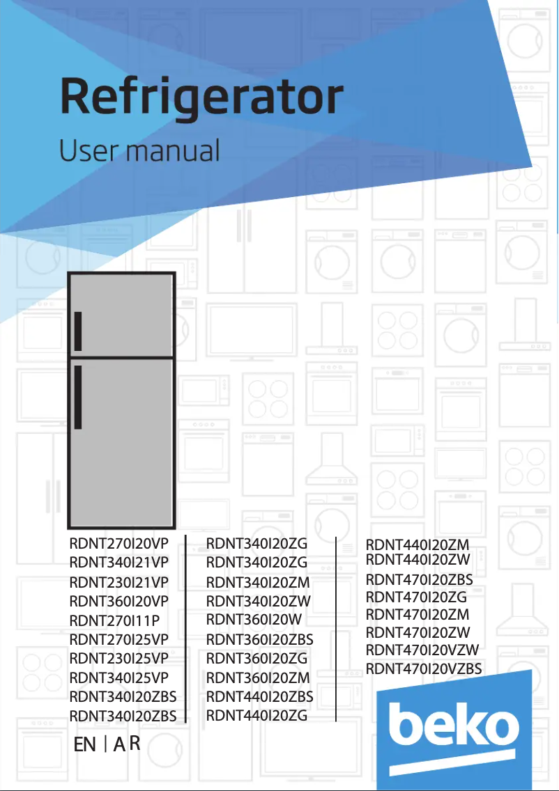 Imagen de la primera página del manual del dispositivo RDNT470I20ZGR