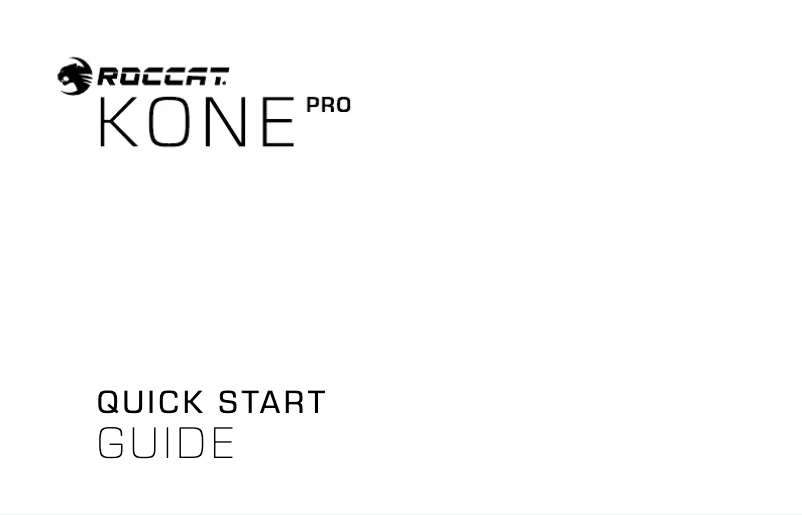 Imagen de la primera página del manual del dispositivo Kone Pro