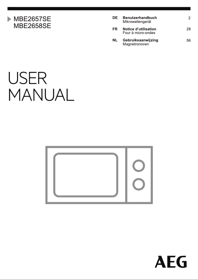 Imagen de la primera página del manual del dispositivo MBE2658SEB
