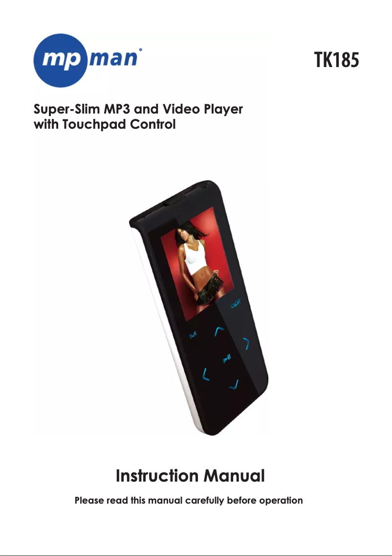 Página nº 1 - Manual de usuario Mpman TK185