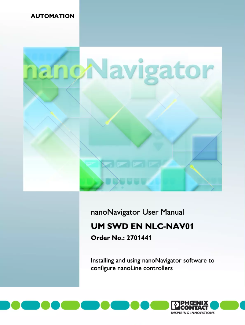 Página 1 del manual Manual de usuario Phoenix Contact NLC-START-01